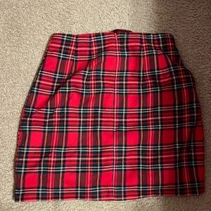 Plaid skirt